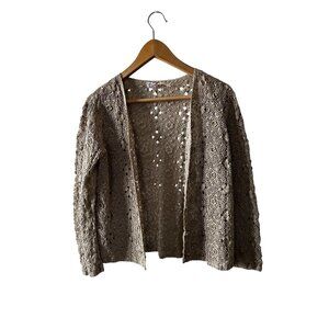 LIM'S Vintage Y2K Fairy Cottagecore Fairycore Crochet Knit Cardigan XL